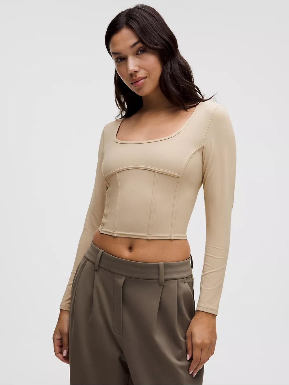Lululemon Waist-Seamed Nulu Long-Sleeve Shirt